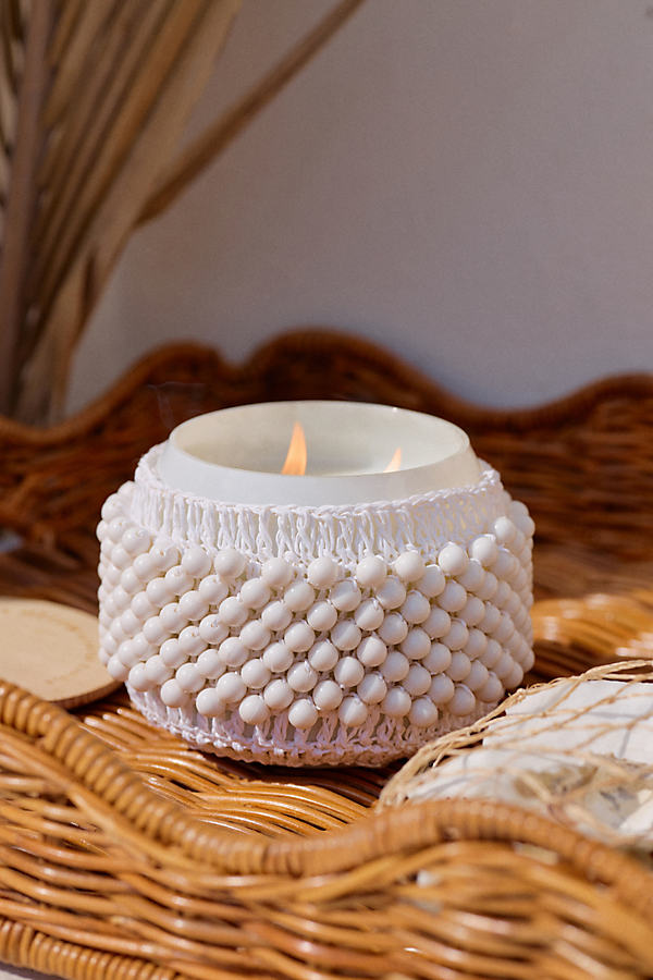 The Beaded Gather Candle by Anthropologie: Sweet Mint & Melon by Anthropologie