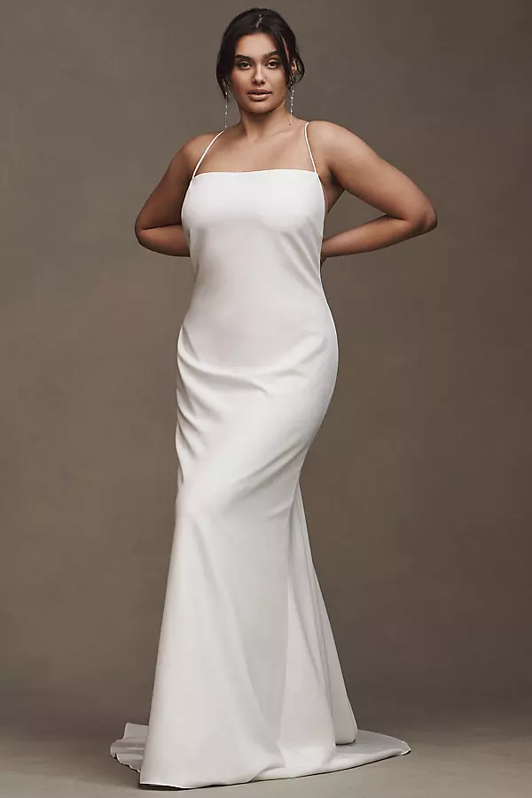 Bonnie Fit & Flare Crepe Wedding Gown