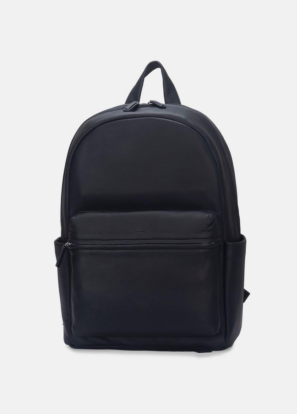 Men's Cavalor Leather Backpack, Black Vince