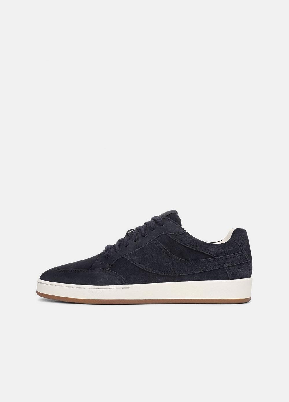 Men's Pacifico Suede Sneaker, Coastal Blue, Size 11.5 Vince