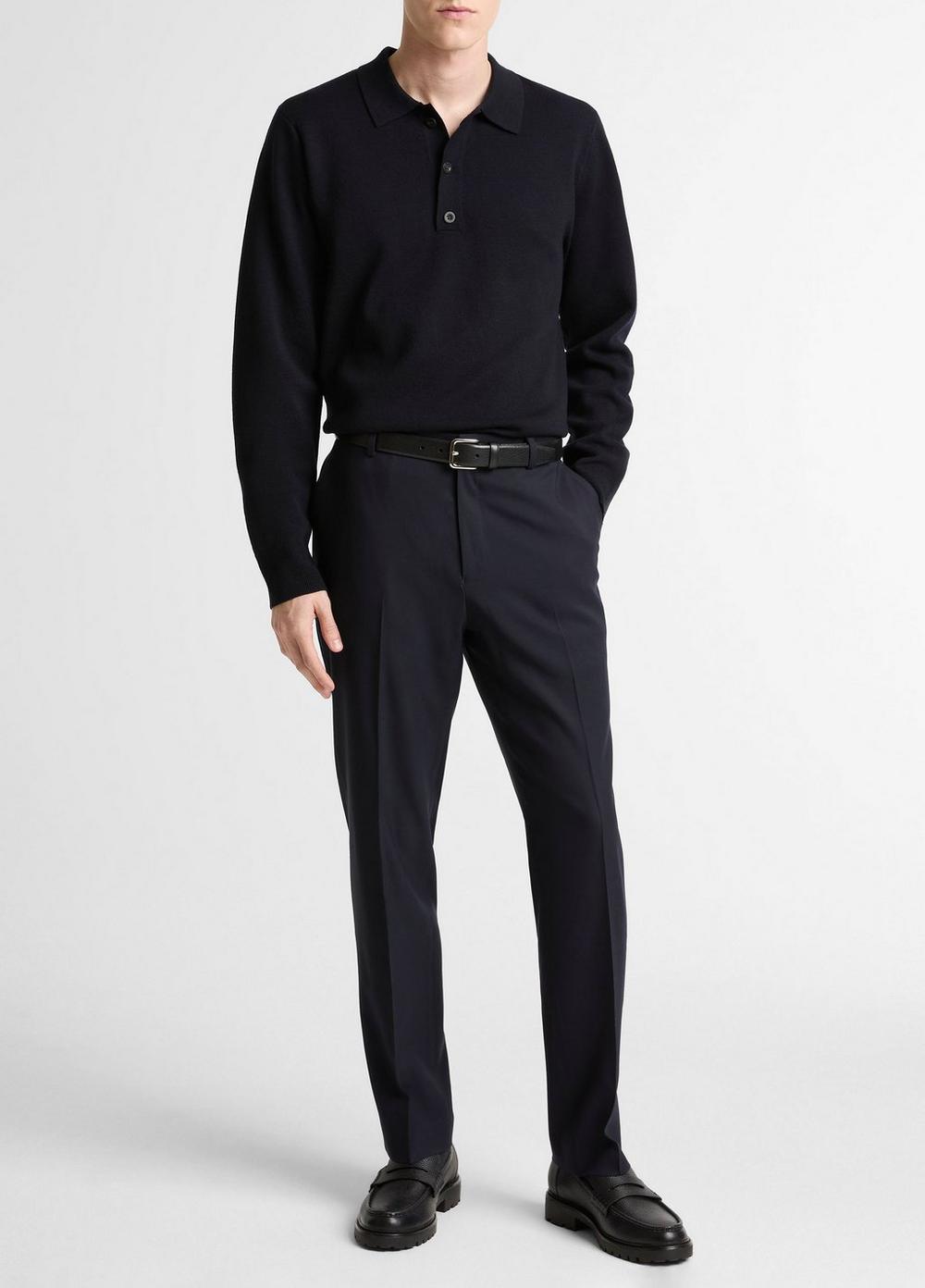 Men's Wool Classic Pant, Coastal Blue, Size 32 Vince