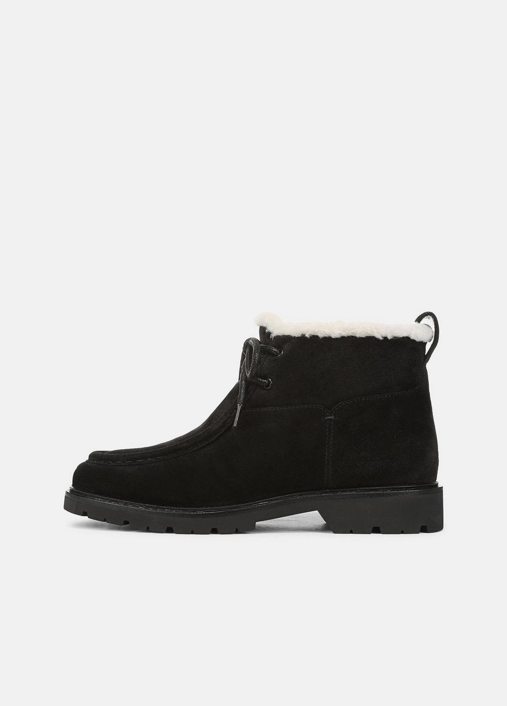 Women's Sierra Lug-Sole Boot, Black, Size 6 Vince