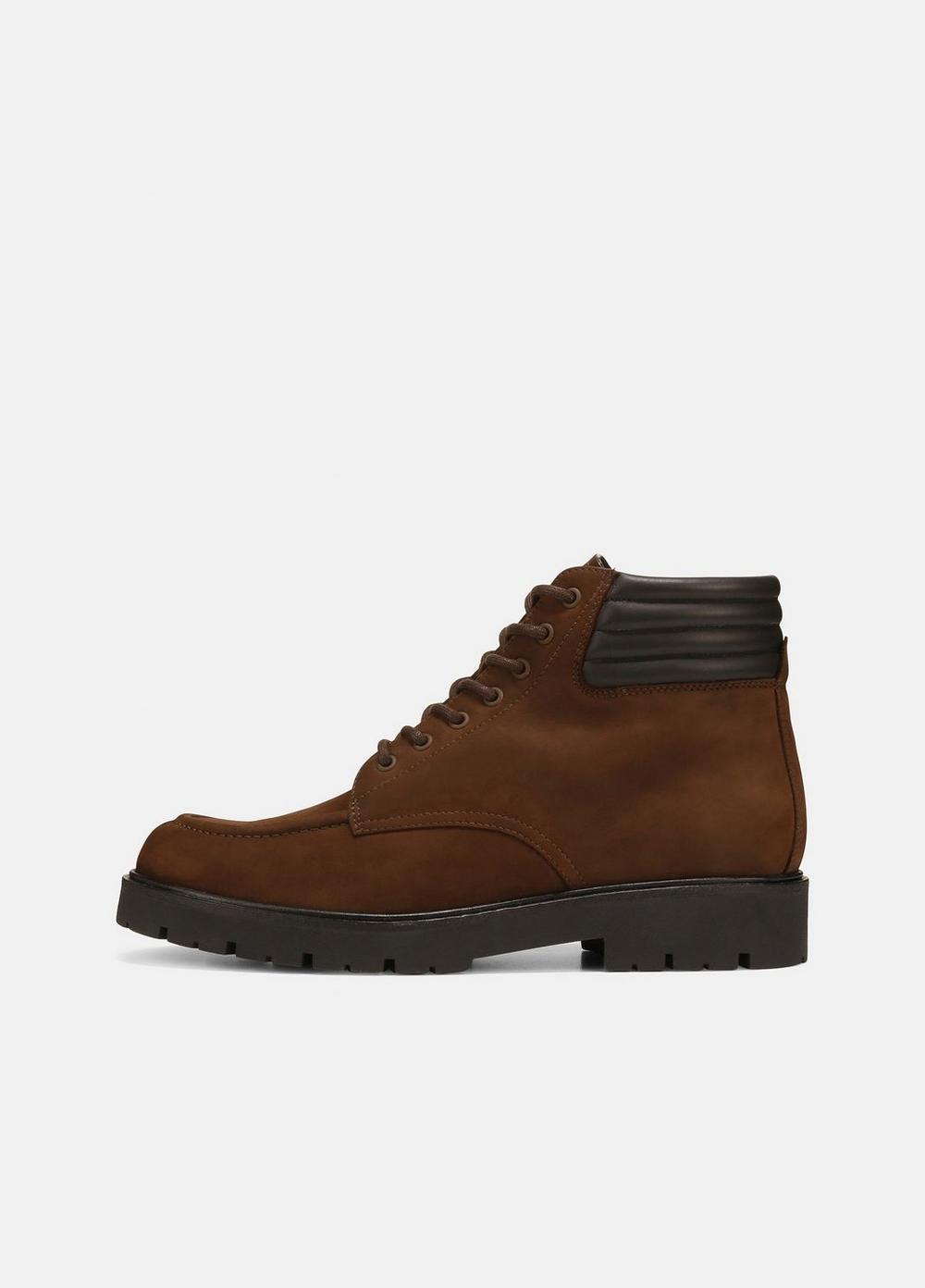Men's Leonard Lug-Sole Boot, Truffle, Size 8.5 Vince