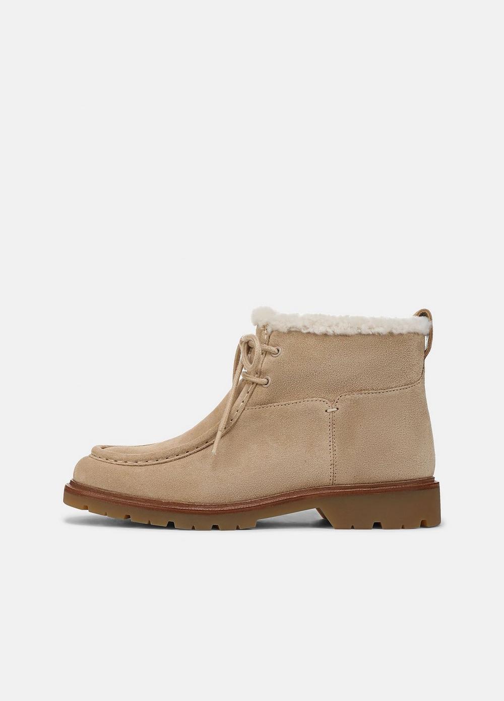 Women's Sierra Lug-Sole Boot, Light Dune, Size 5 Vince
