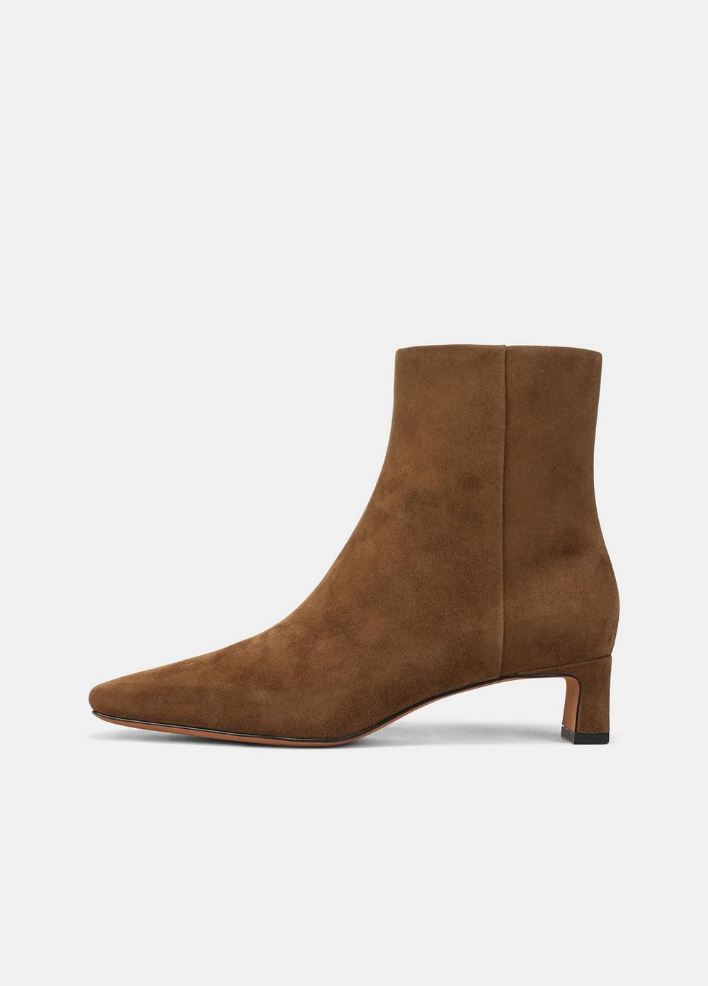 Women's Harlan Suede Ankle Boot, Elmwood, Size 6 Vince