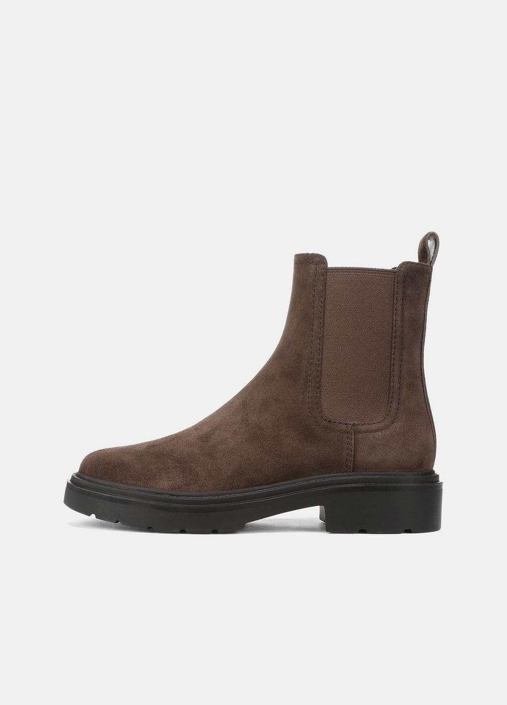 Women's Pinecrest Suede Lug-Sole Boot, Truffle, Size 9.5 Vince