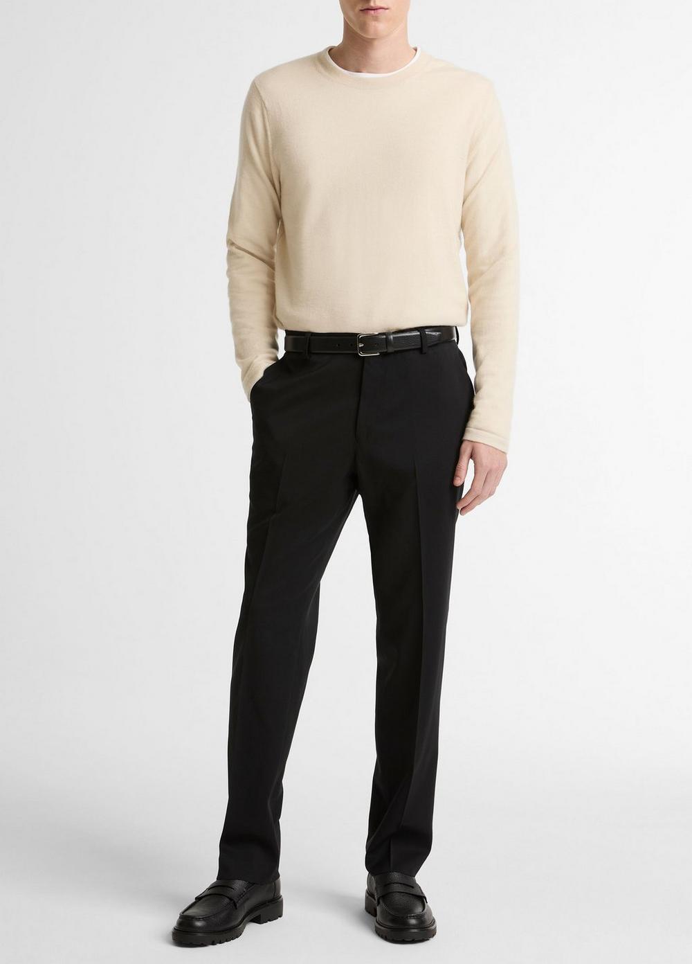 Men's Wool Classic Pant, Black, Size 34 Vince