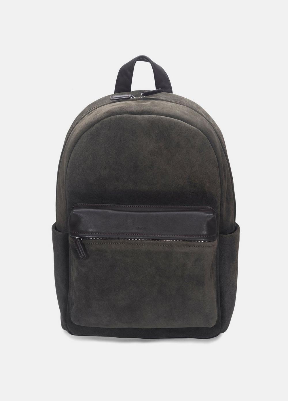 Men's Cavalor Suede Backpack, Driver Green Vince