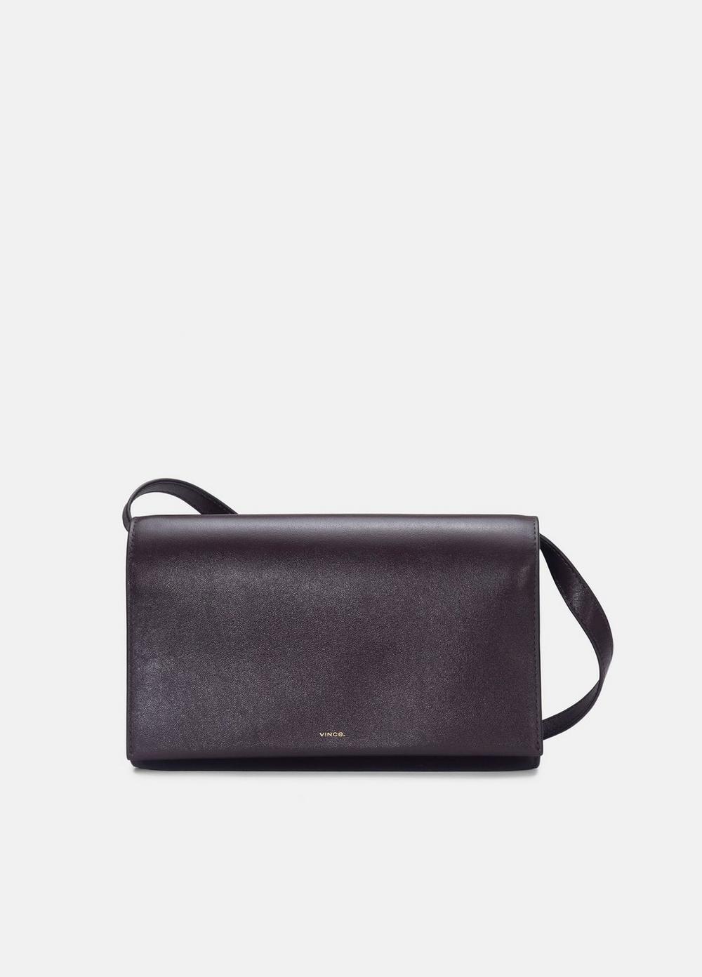 Women's Leather Crsbody Wallet, Fig Vince by Vince