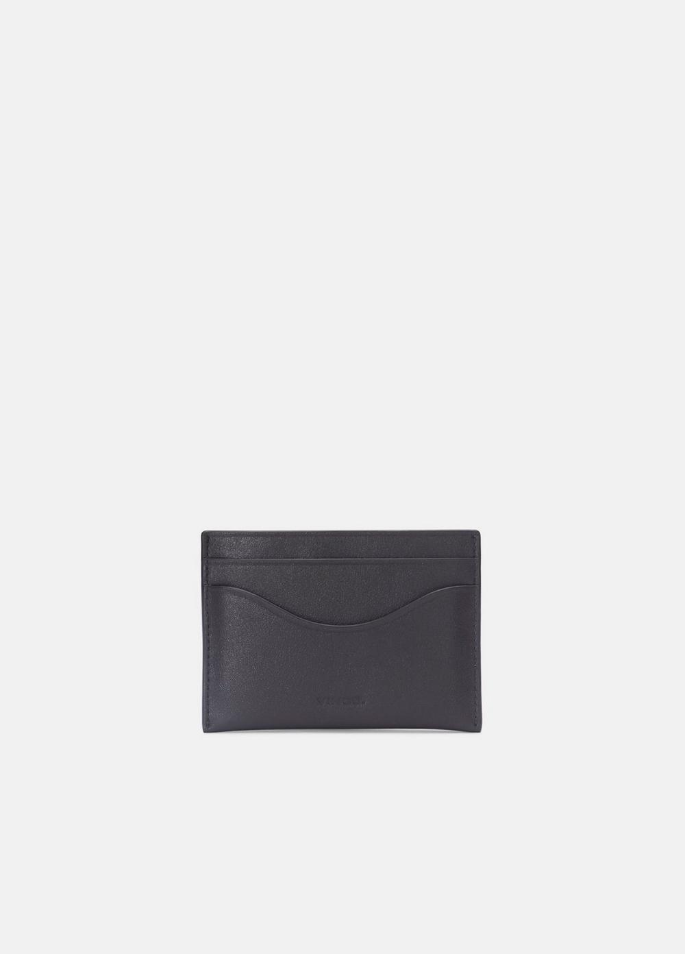 Men's Nappa Leather Cardholder, Tobacco Vince