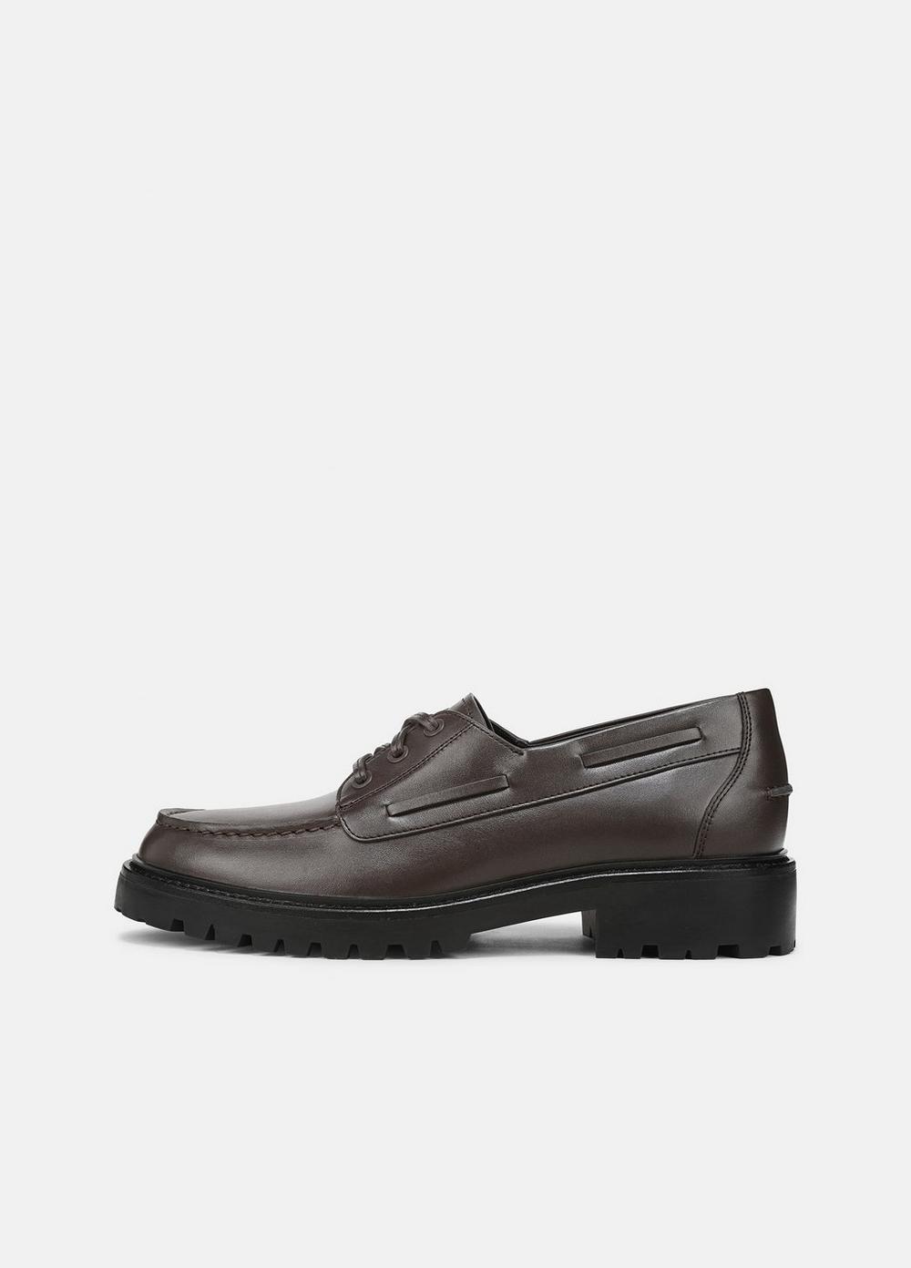 Men's Dillon Leather Lug Loafer, Truffle, Size 8.5 Vince