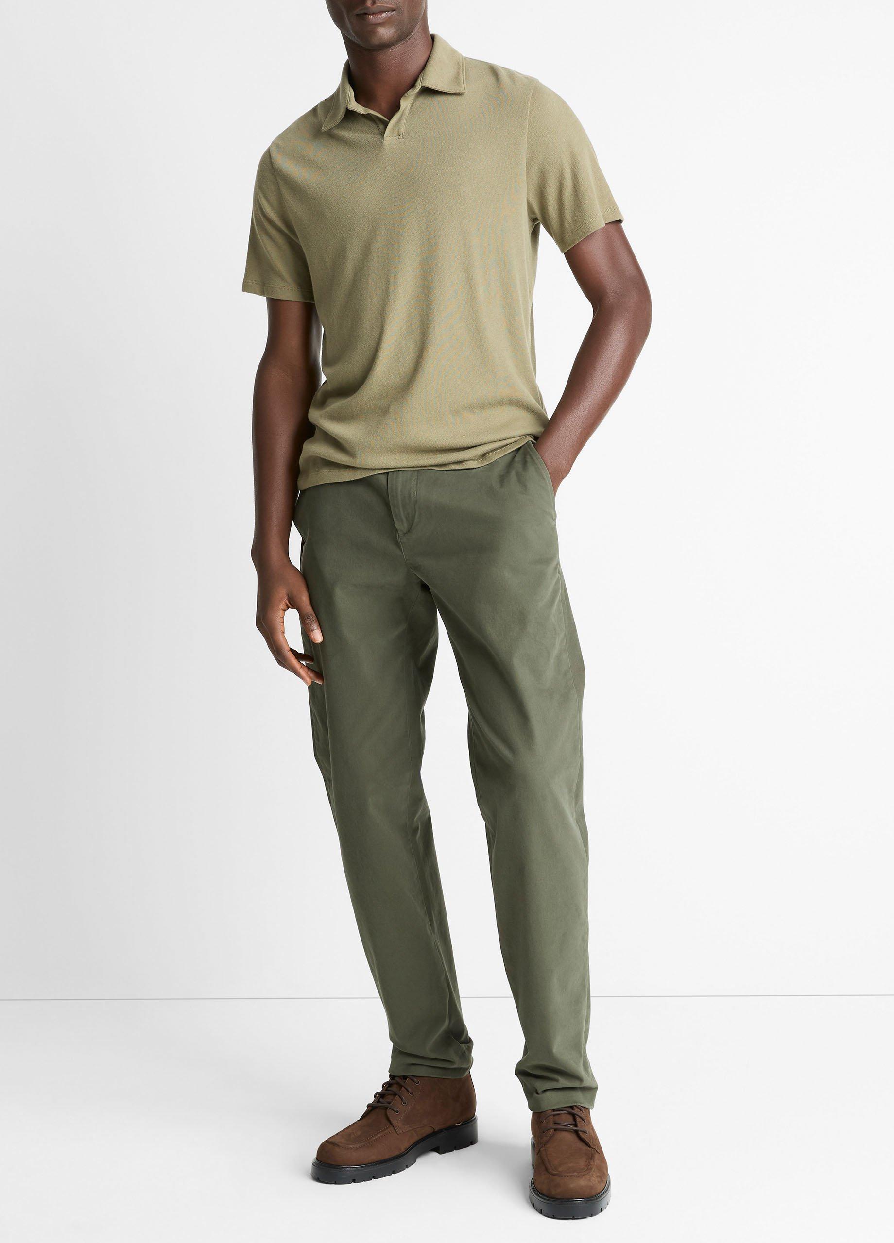 Men's Owen Athletic Stretch-cotton Pant, Sycamore, Size 30 Vince