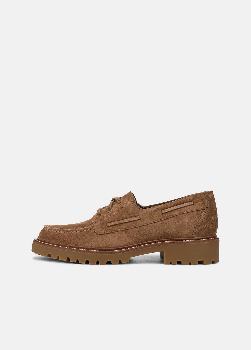 Men's Dillon Suede Lug Loafer, Elm Wood, Size 8 Vince