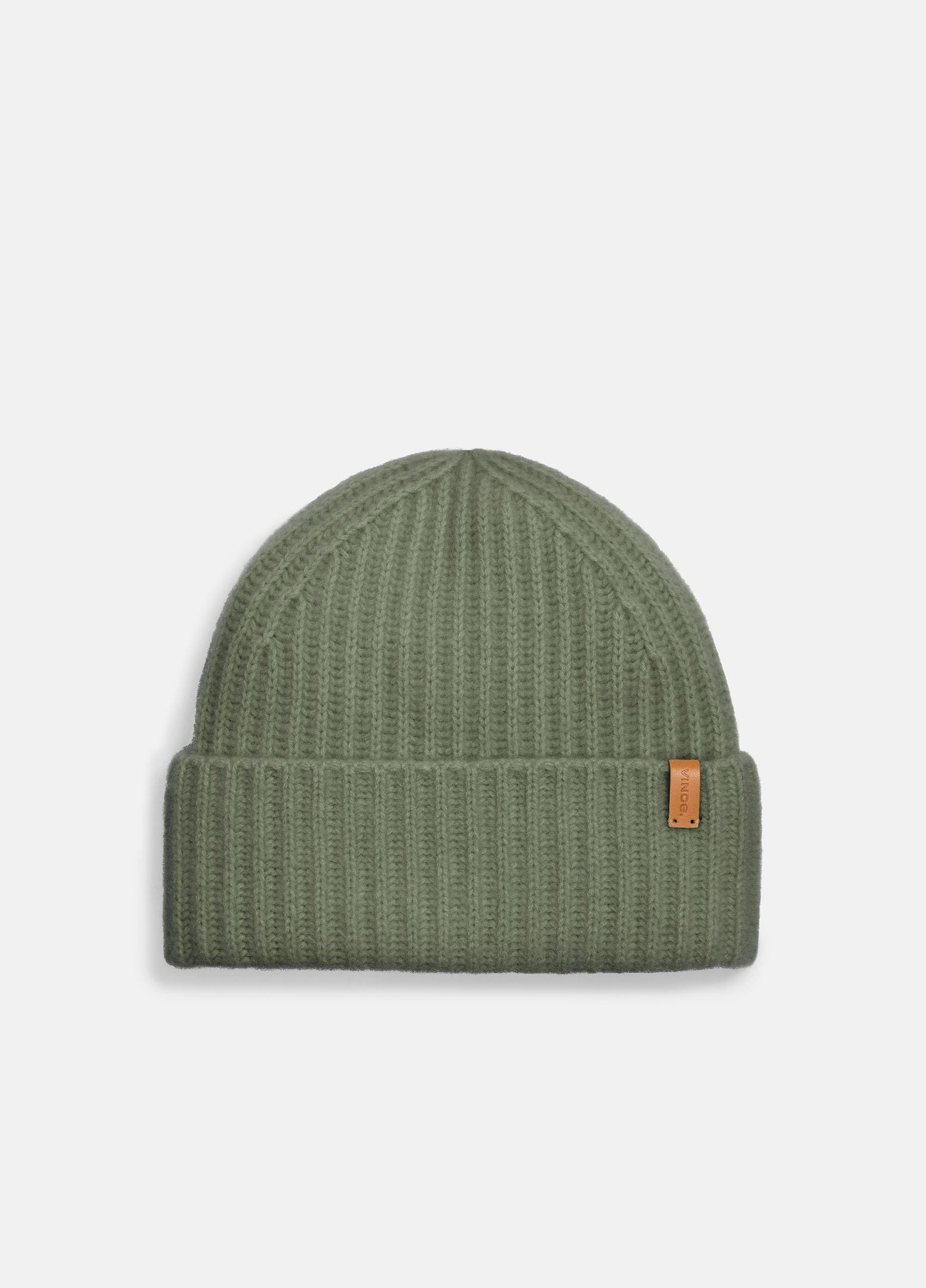 Women's Plush Cashmere Chunky-Knit Beanie, Deep Patina Vince