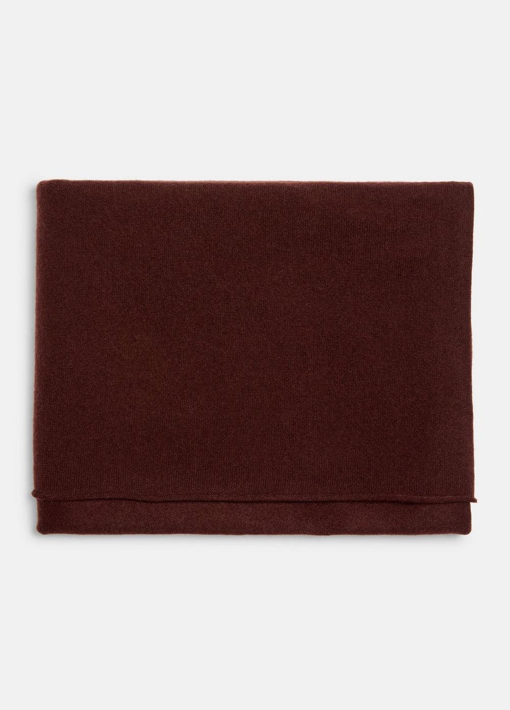 Women's Lightweight Plush Cashmere Blanket Wrap, Fig Vince