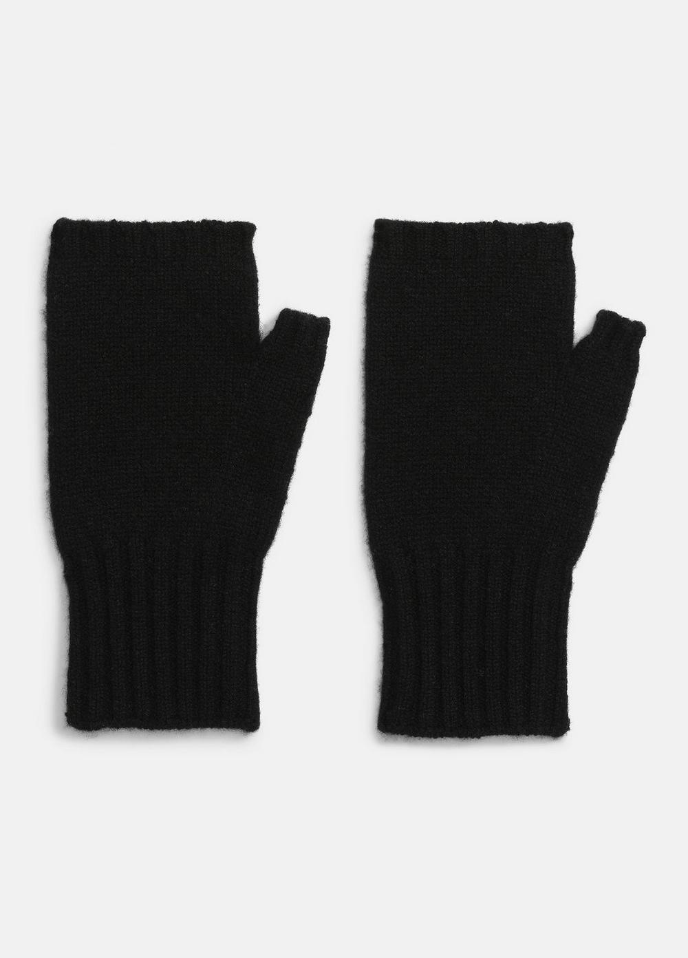 Men's Cashmere Hand Warmers, Black Vince