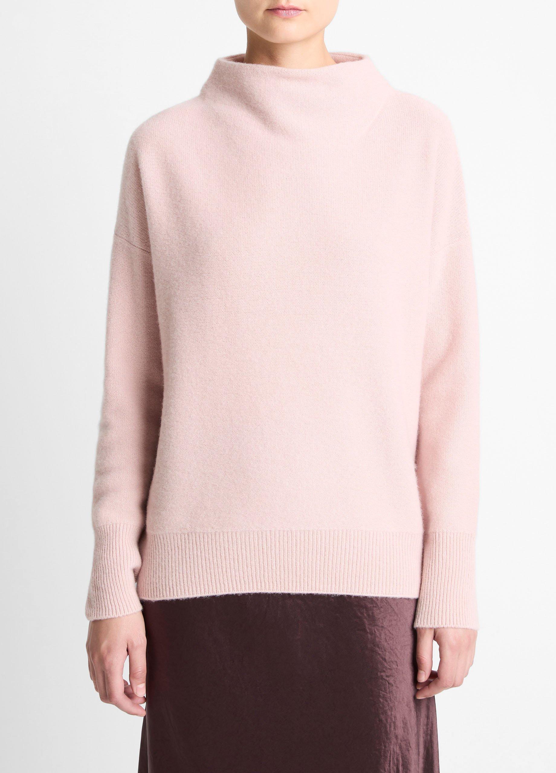 Women's Plush Cashmere Funnel-Neck Sweater, Balletto, Size XXS Vince