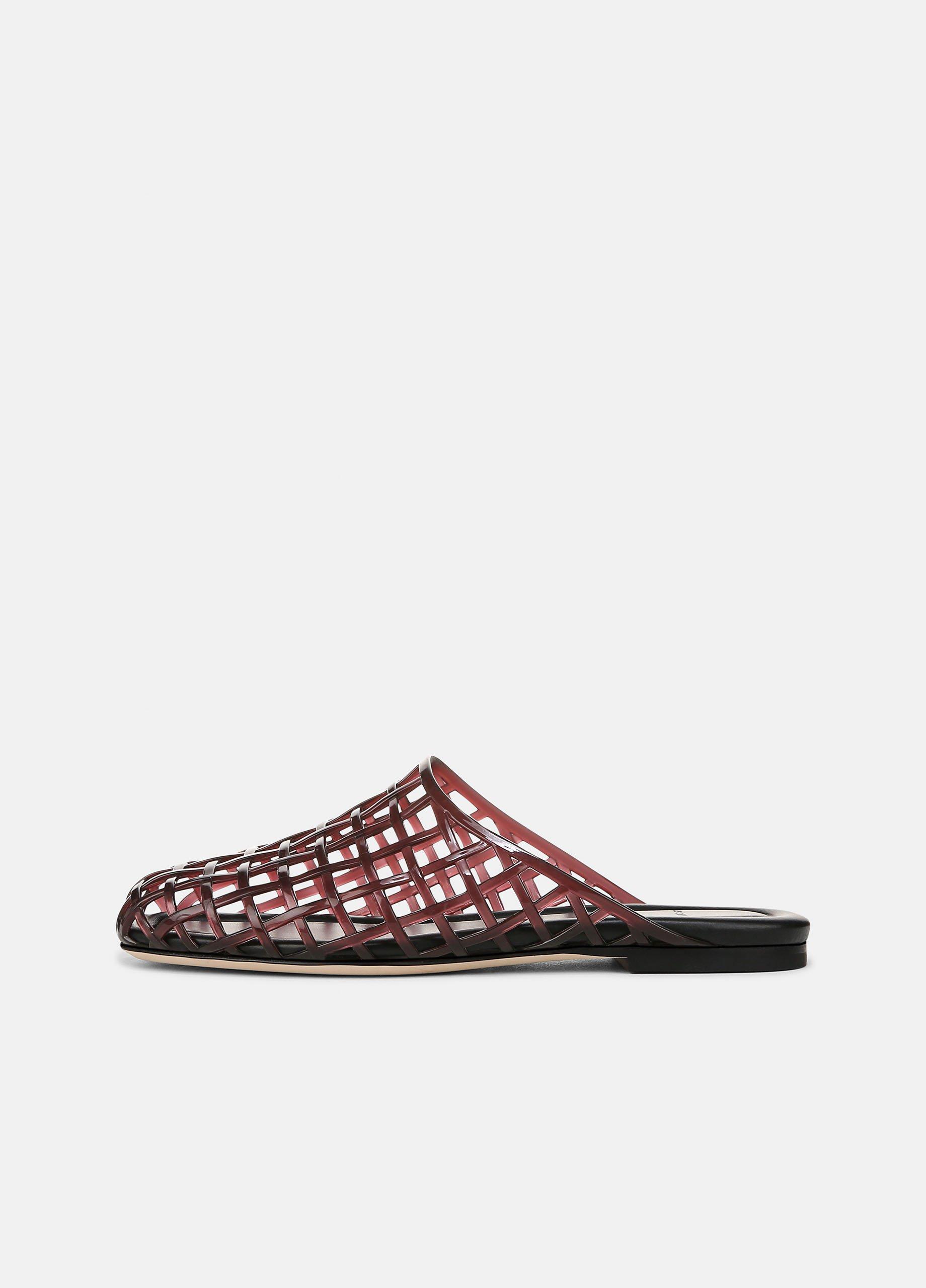 Women's Barcelona Jelly Sandal, Ganache, Size 8 Vince