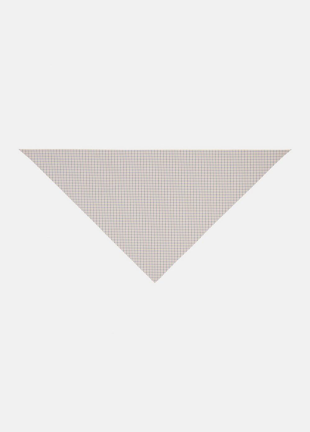 Women's Gardener's Check Cotton Headkerchief, Stone/tan Vince by Vince