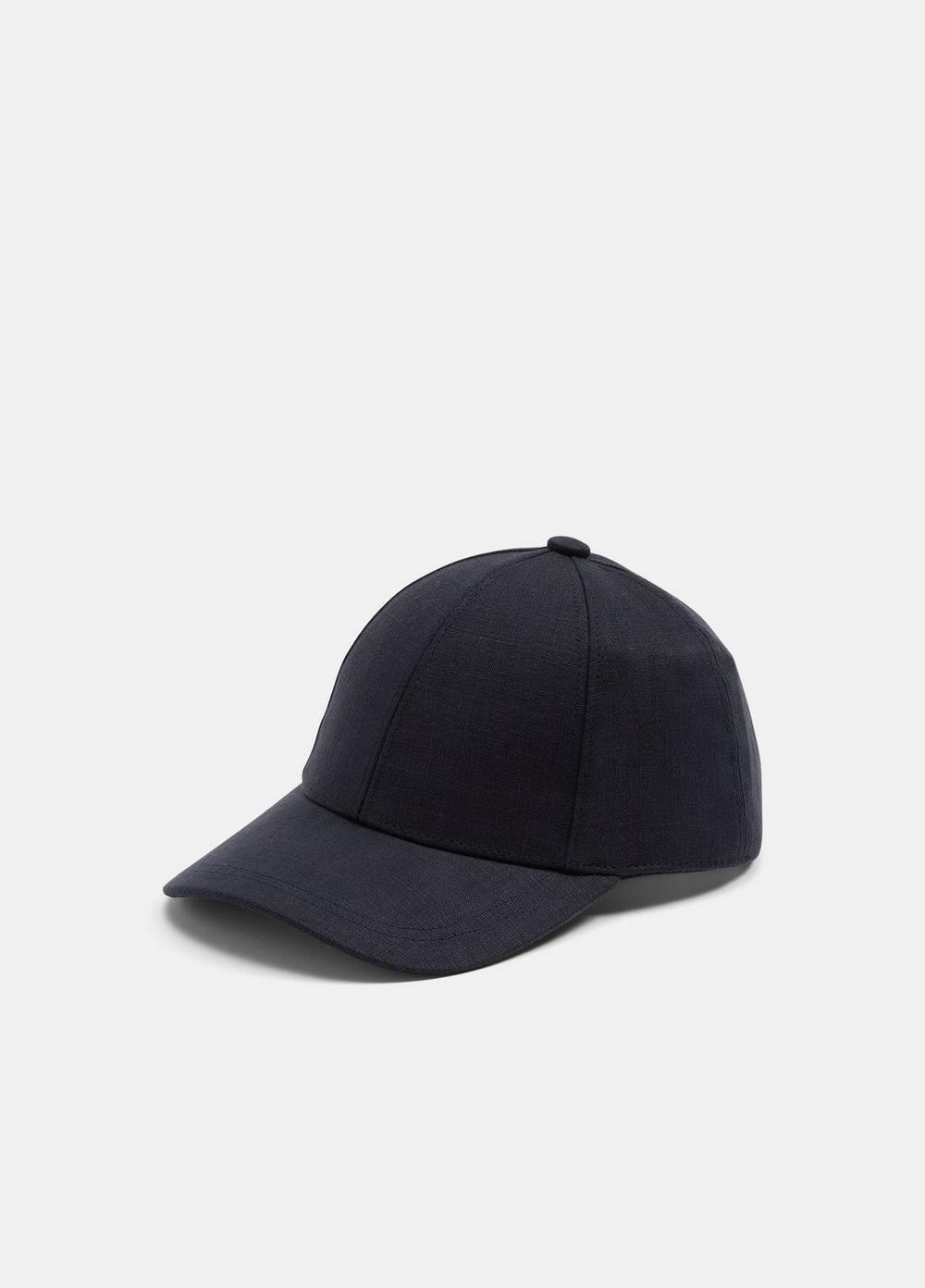Men's Hemp Baseball Cap, Coastal Blue, Size S/M Vince