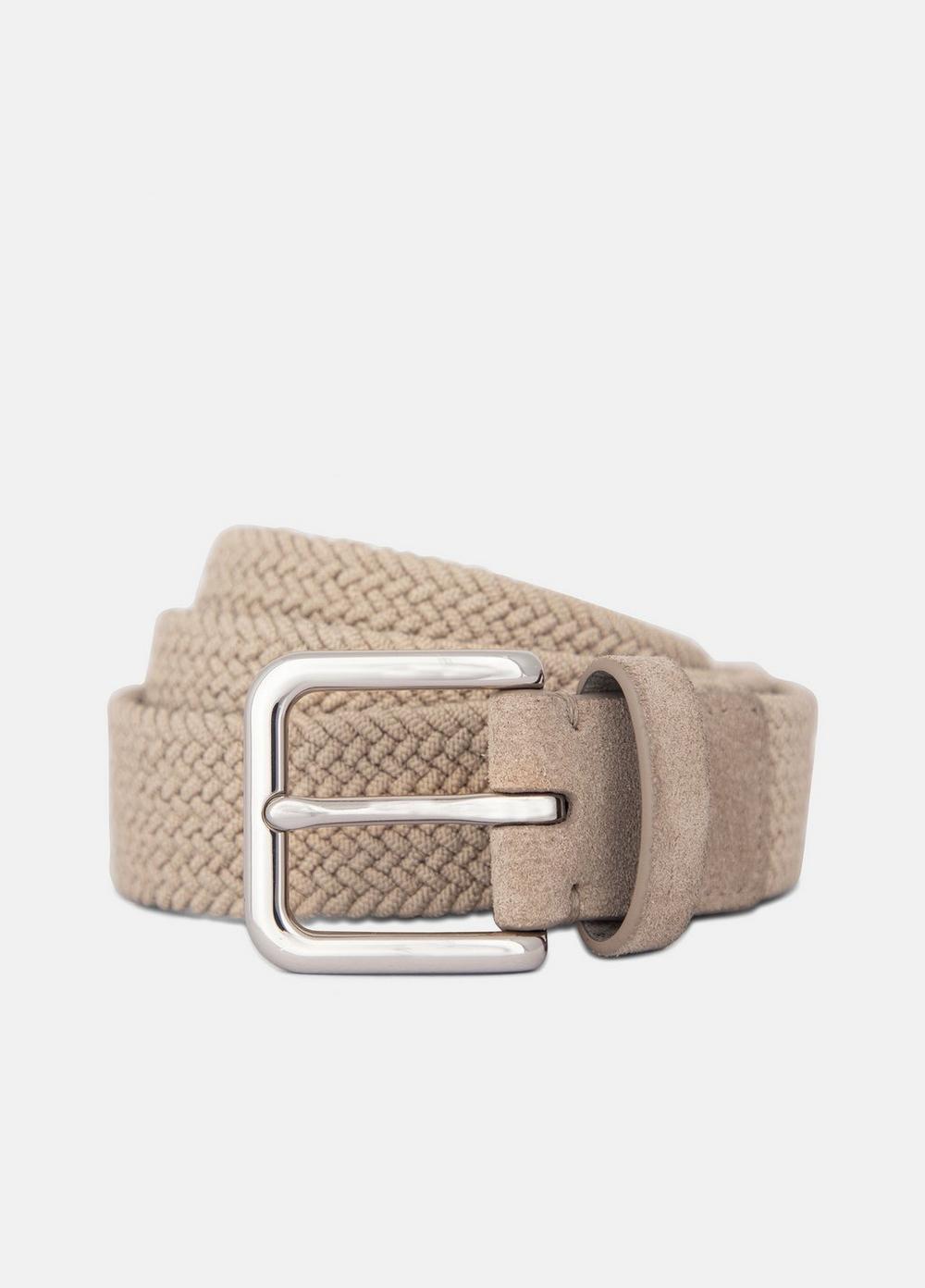 Men's Men's 32mm Stretch-woven Belt, Sandstorm, Size 40 Vince