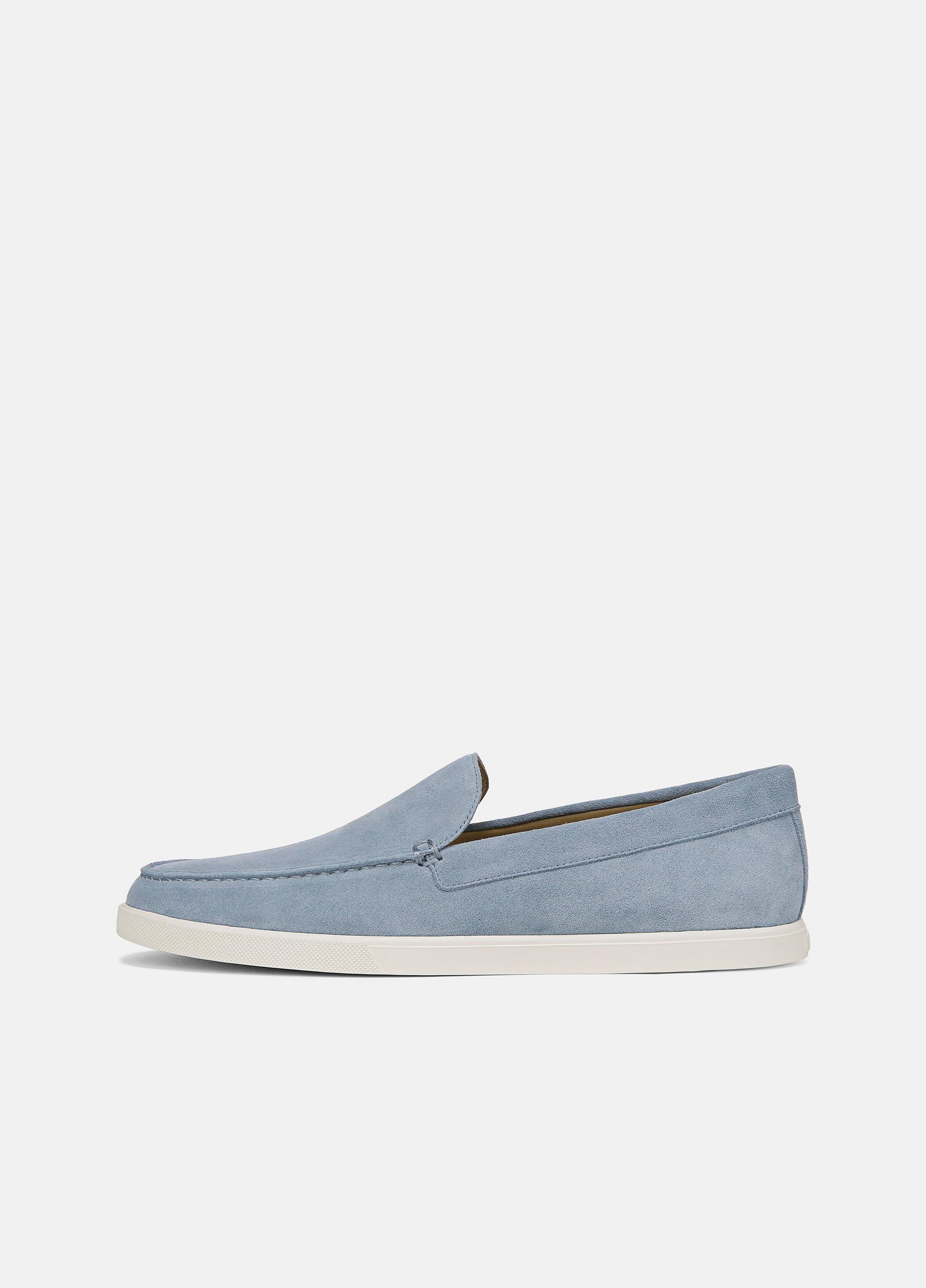 Men's Sonoma Suede Loafer, Lake Blue, Size 8 Vince