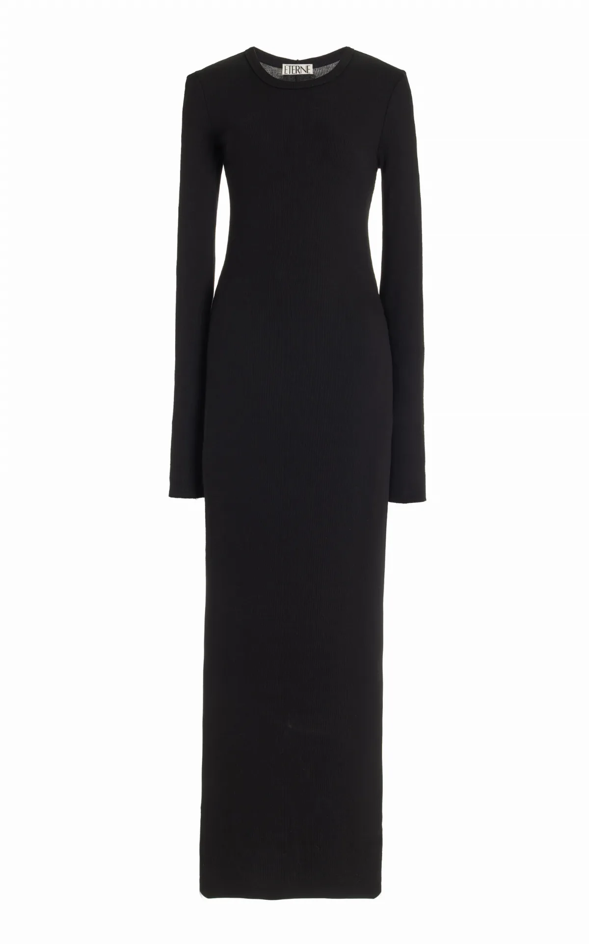 Crewneck Cotton-Blend Maxi Dress