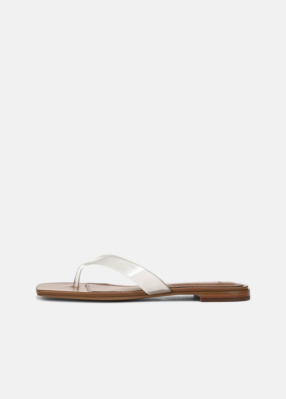 Women's San Juan Jelly Thong Sandal, Clear, Size 9 Vince