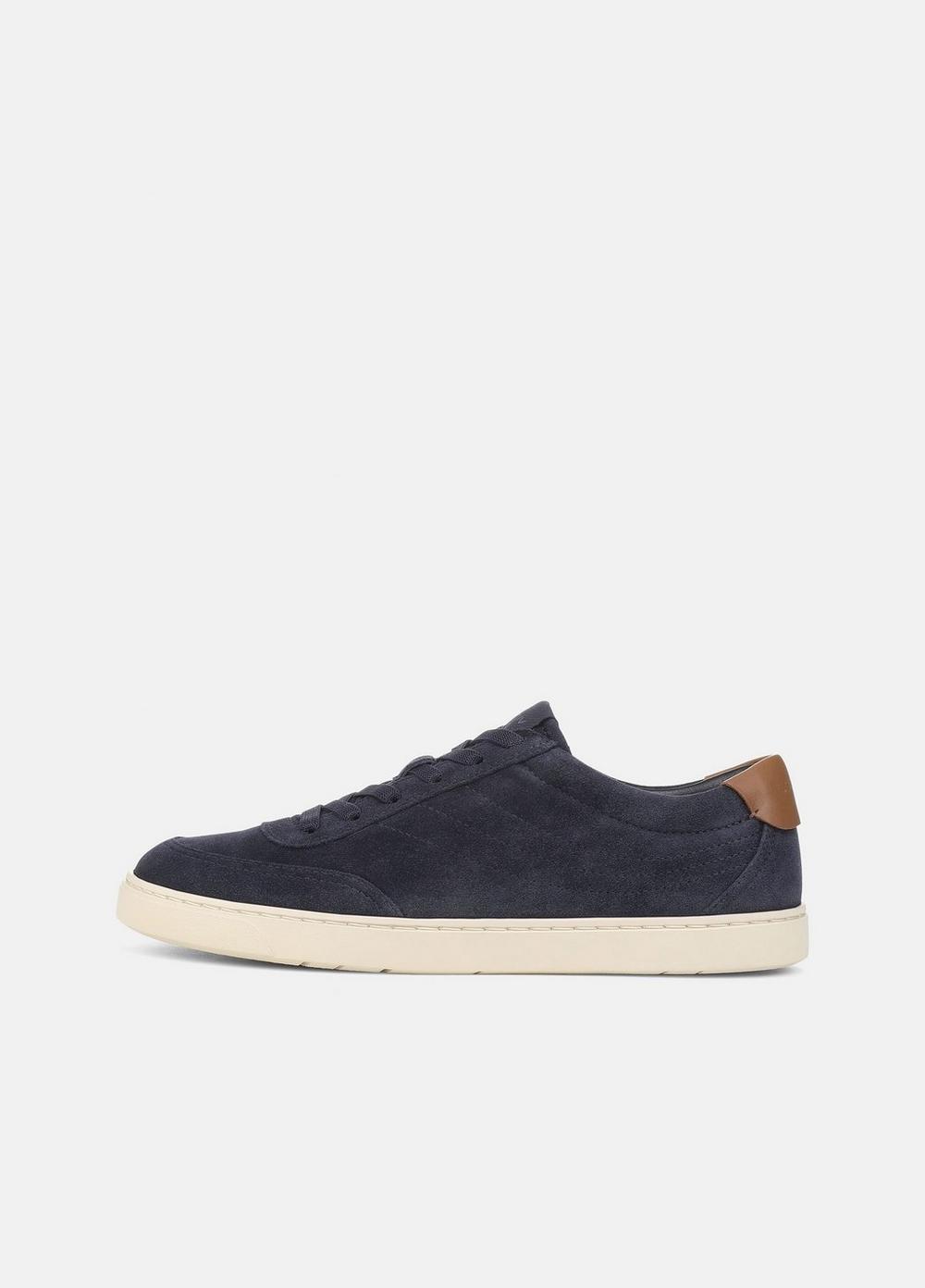 Men's Palm Suede Sneaker, Coastal Blue/birchwood, Size 7 Vince