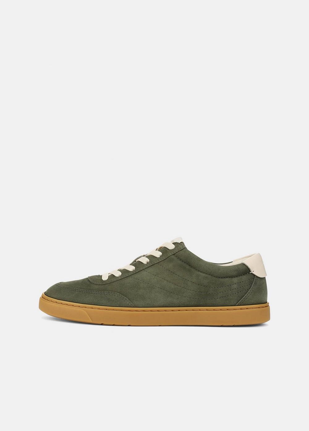 Men's Palm Suede Sneaker, Driver Green/moonlight, Size 9 Vince