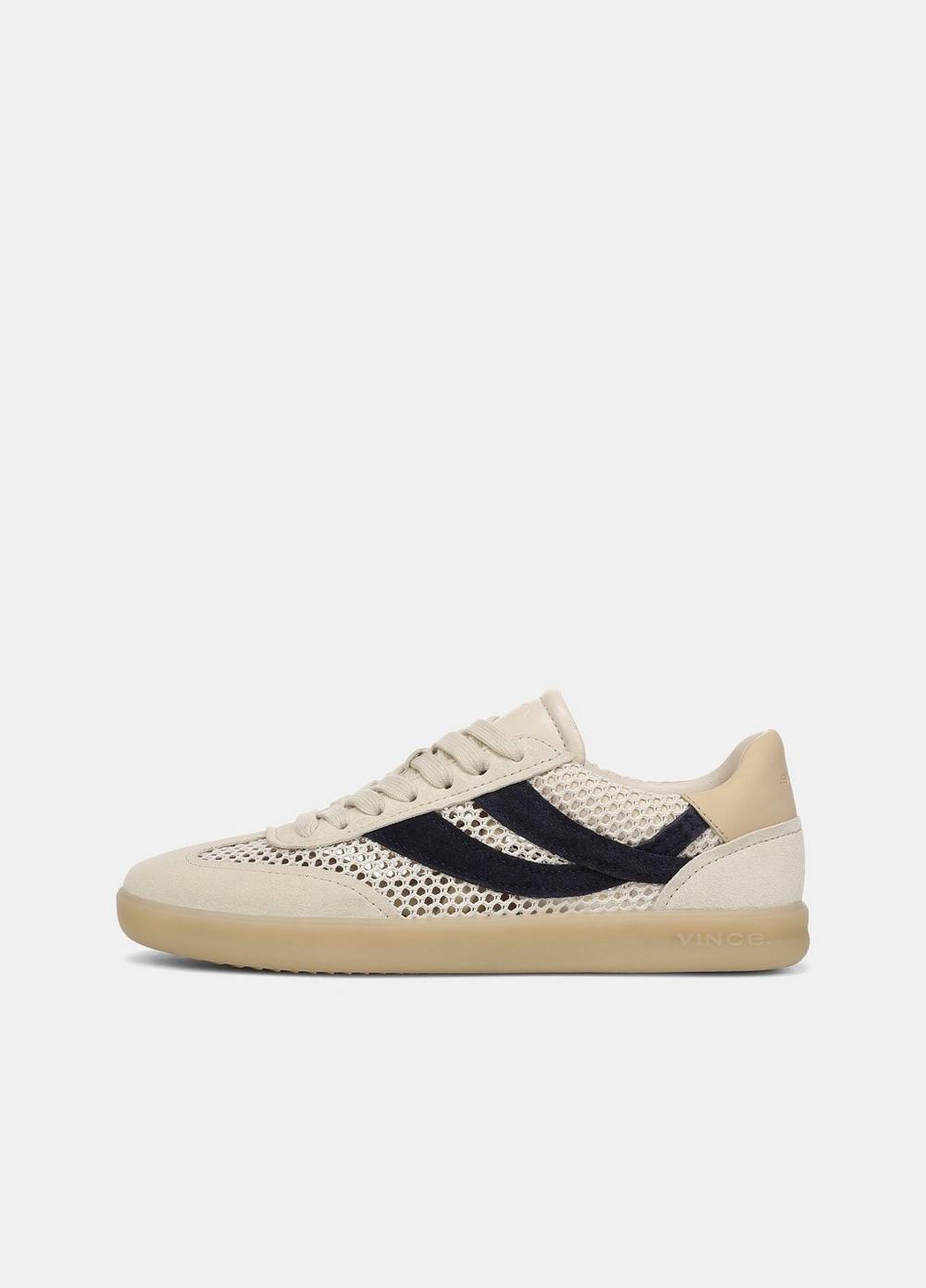 Women's Oasis Netting & Leather Sneaker, Moonlight/cosmic Blue, Size 7 Vince