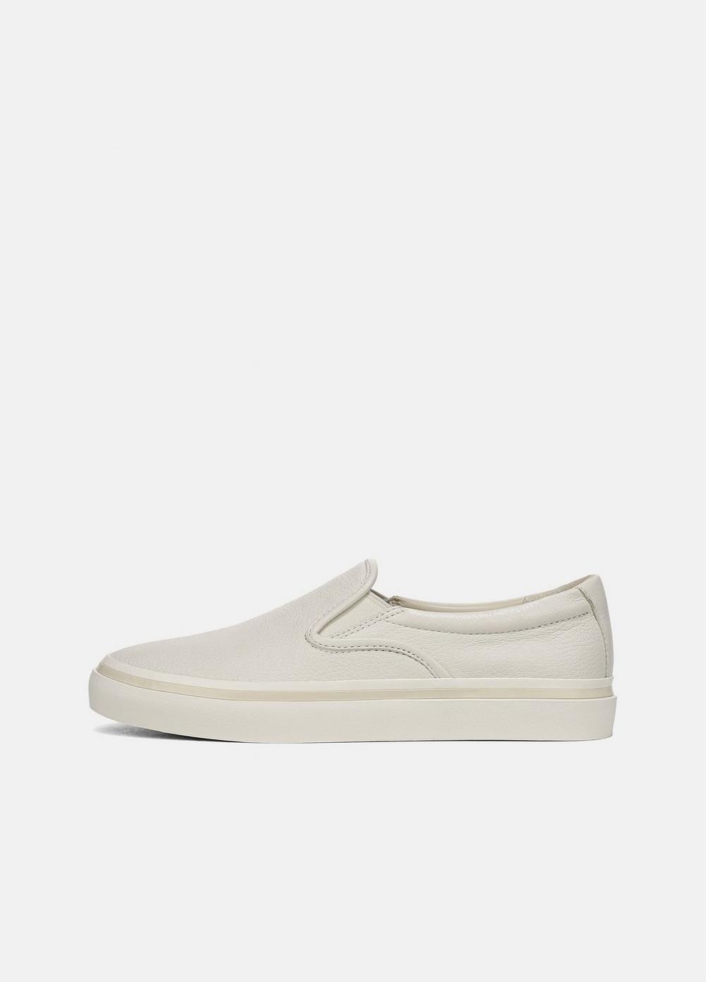 Women's Blair Leather Sneaker, Milk, Size 6.5 Vince