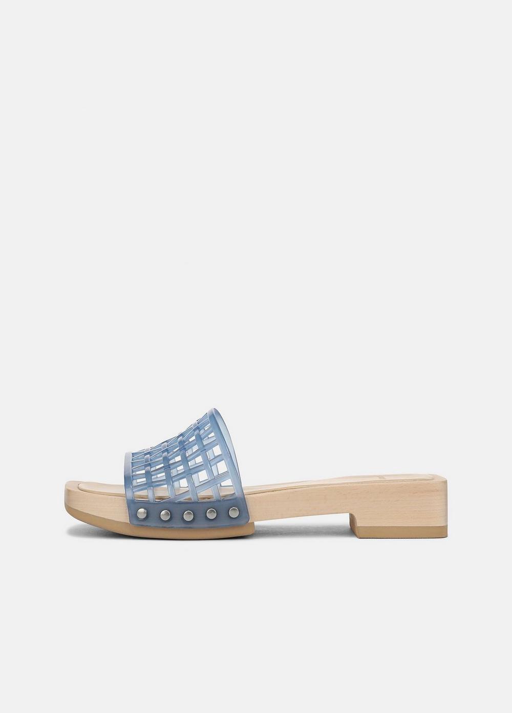 Women's Barbara Jelly Slide Sandal, Surf Blue, Size 10 Vince by Vince