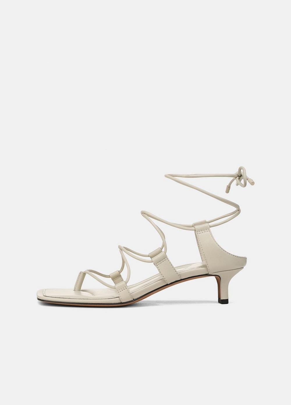Women's Paulette Leather Sandal, Moonlight, Size 8 Vince