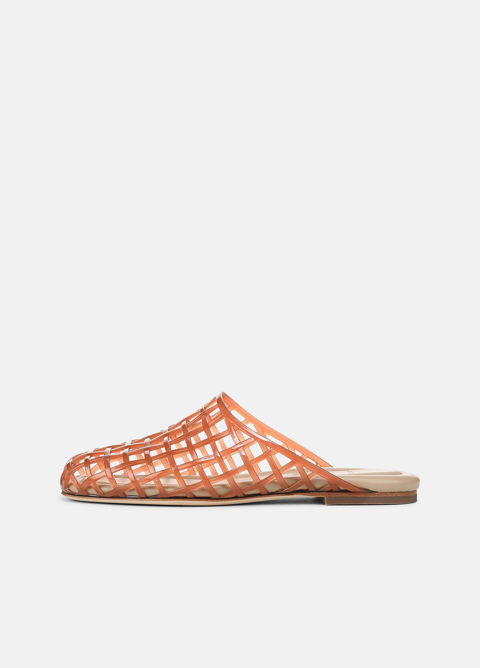 Women's Barcelona Jelly Sandal, Dark Amber, Size 5 Vince