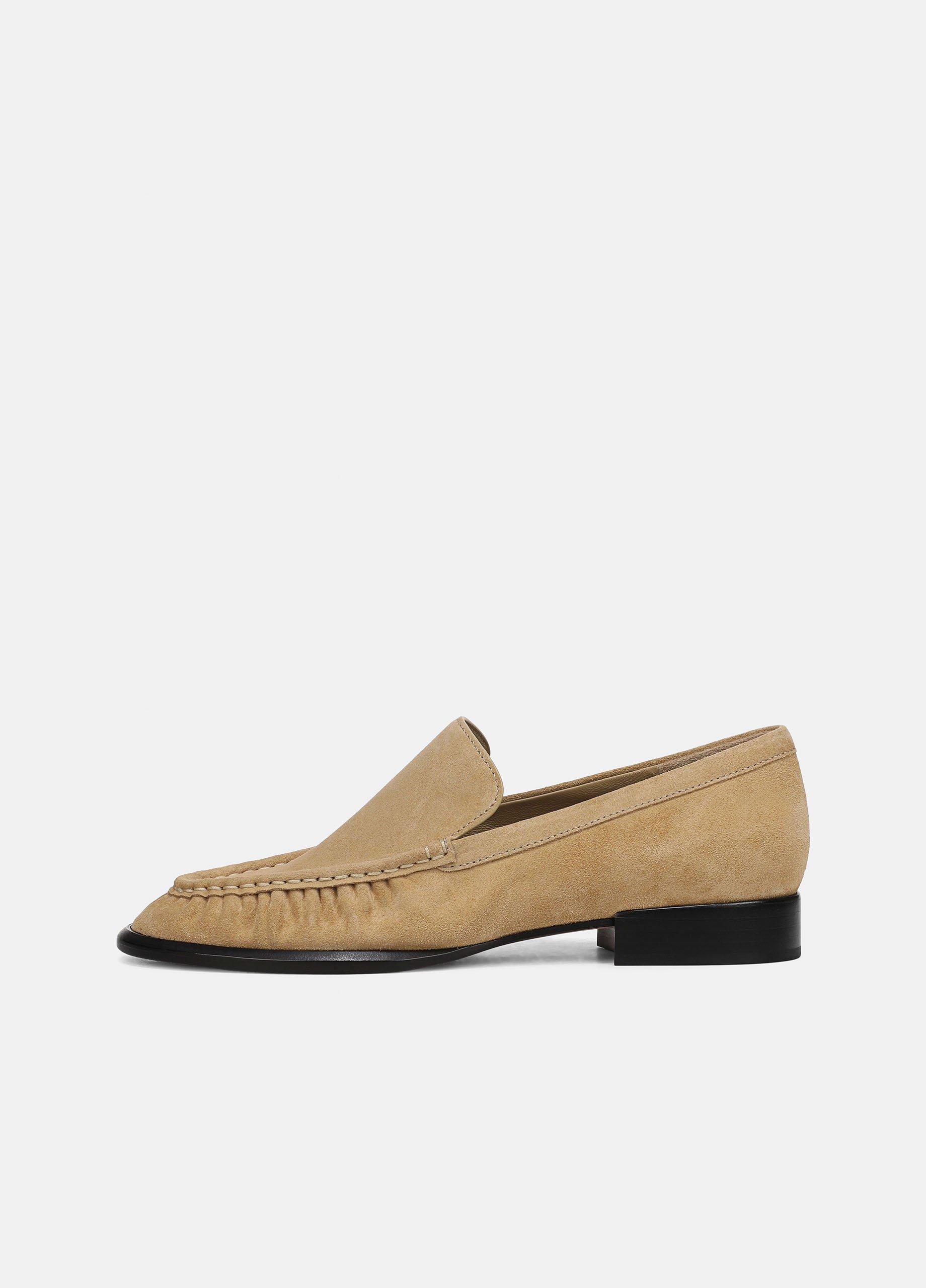 Women's Nora Suede Loafer, Wheat, Size 8.5 Vince