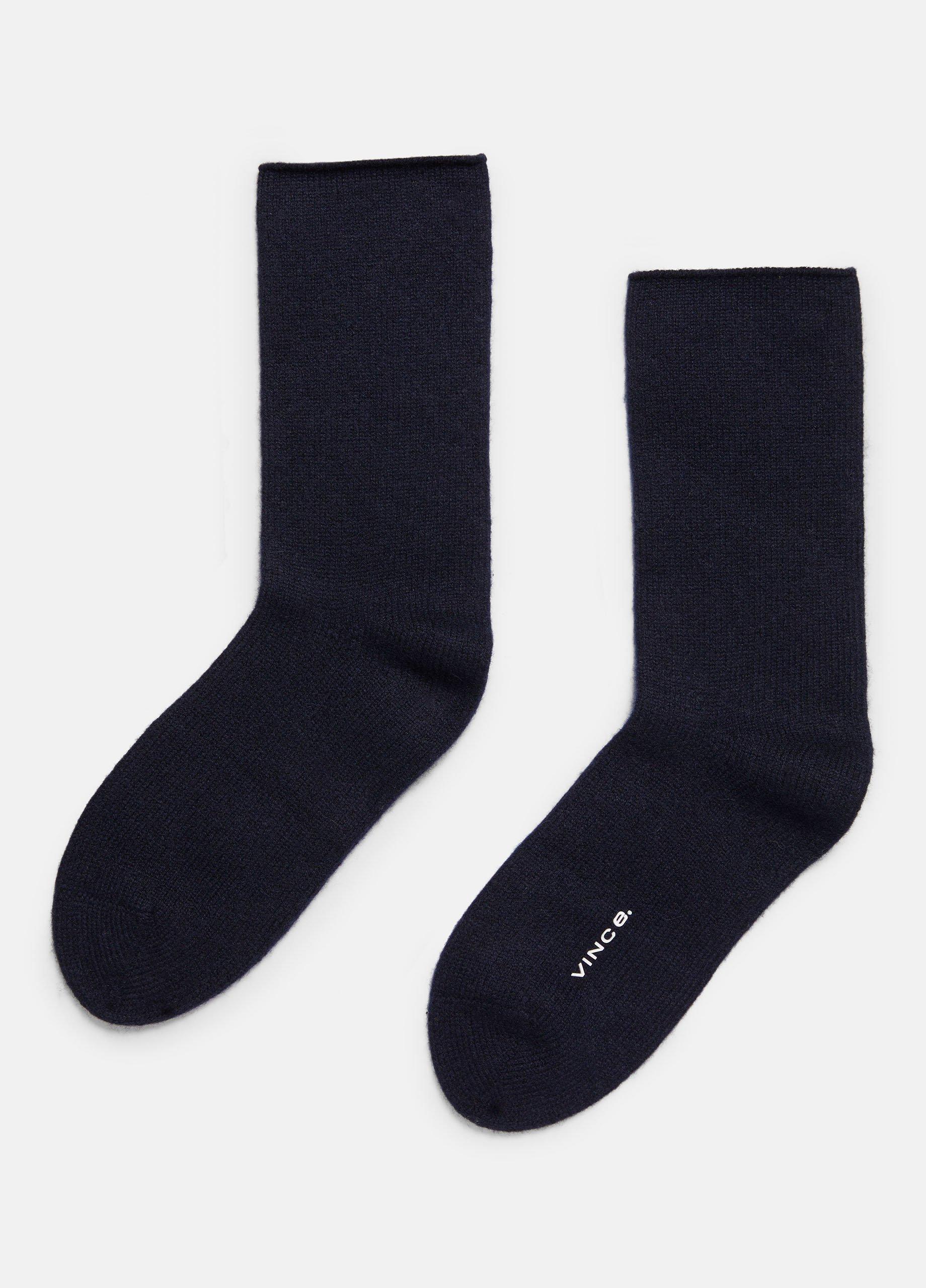 Women's Women's Cashmere Jersey Short Sock, Coastal Blue, Size XS/S Vince by Vince