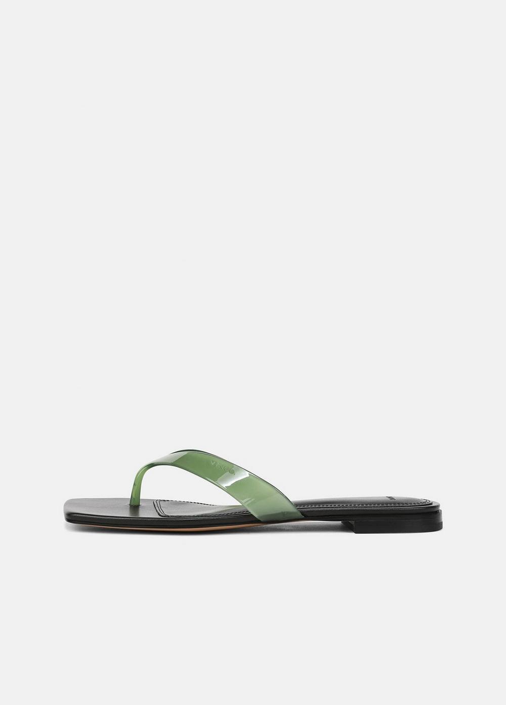 Women's San Juan Jelly Thong Sandal, Palm Leaf, Size 11 Vince