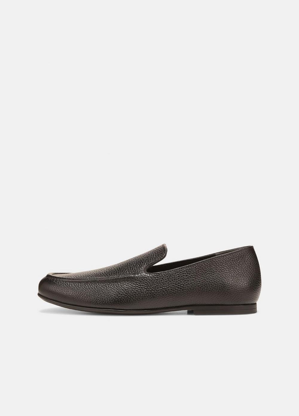 Men's Canyon Leather Loafer, Black, Size 10 Vince