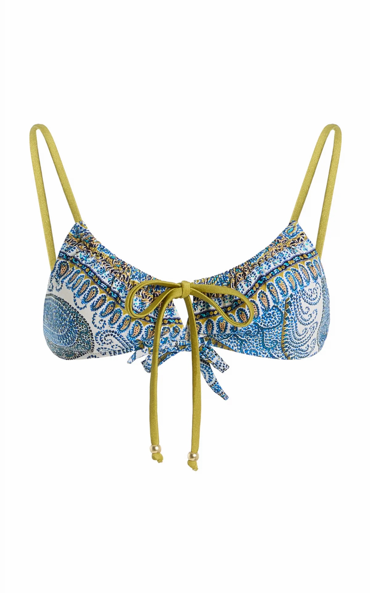 Arcadia Paisley Gathered Bralette