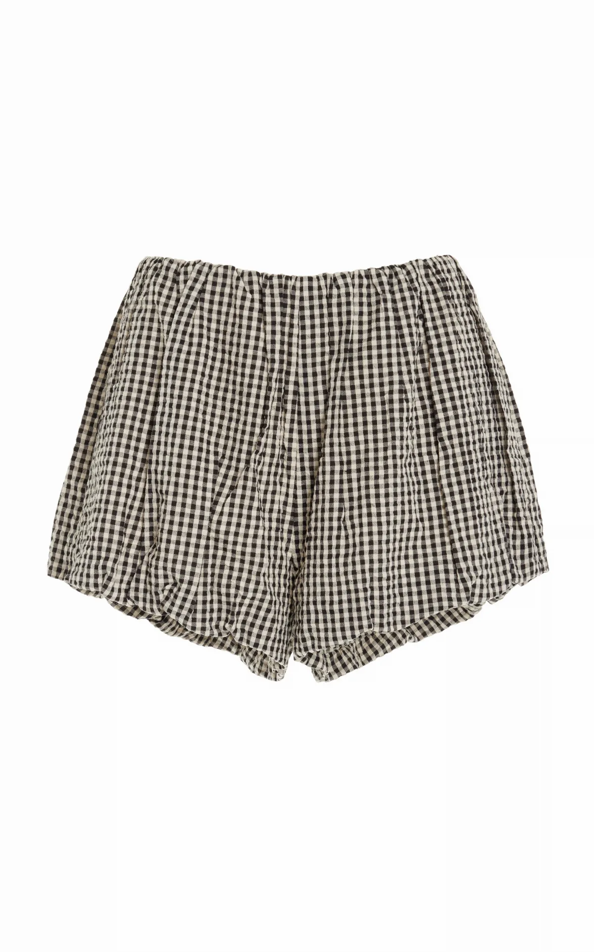 Aurelia Gingham Cotton Shorts