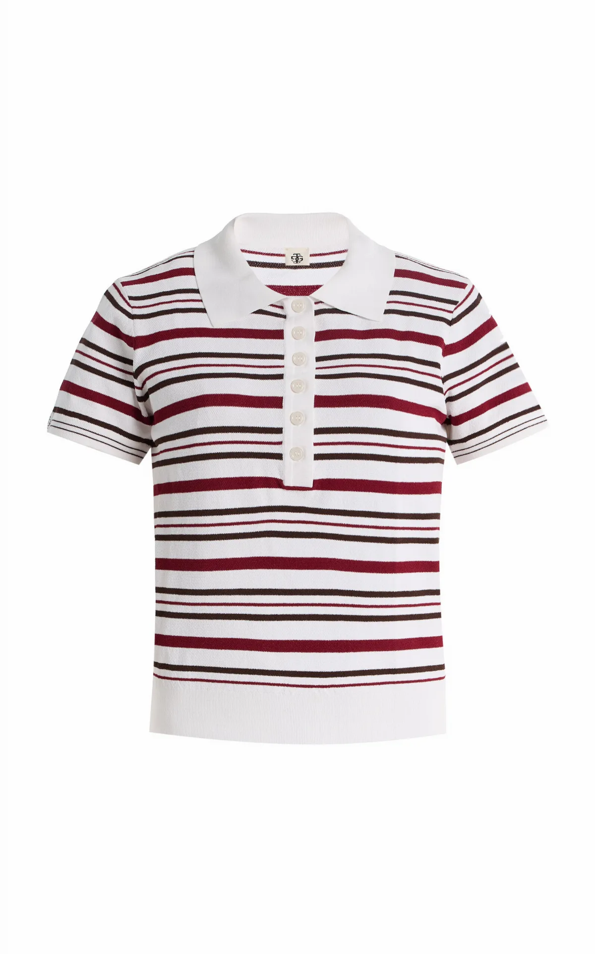 Madison Striped Knit Polo