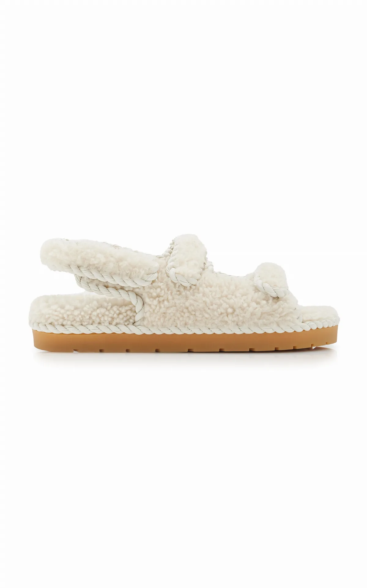 Jack Shearling Slingback Sandals