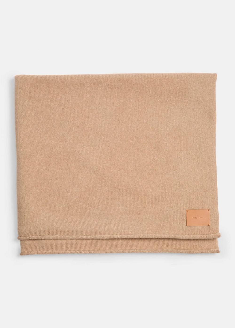 Women's Plush Cashmere Blanket Wrap, Camel Vince