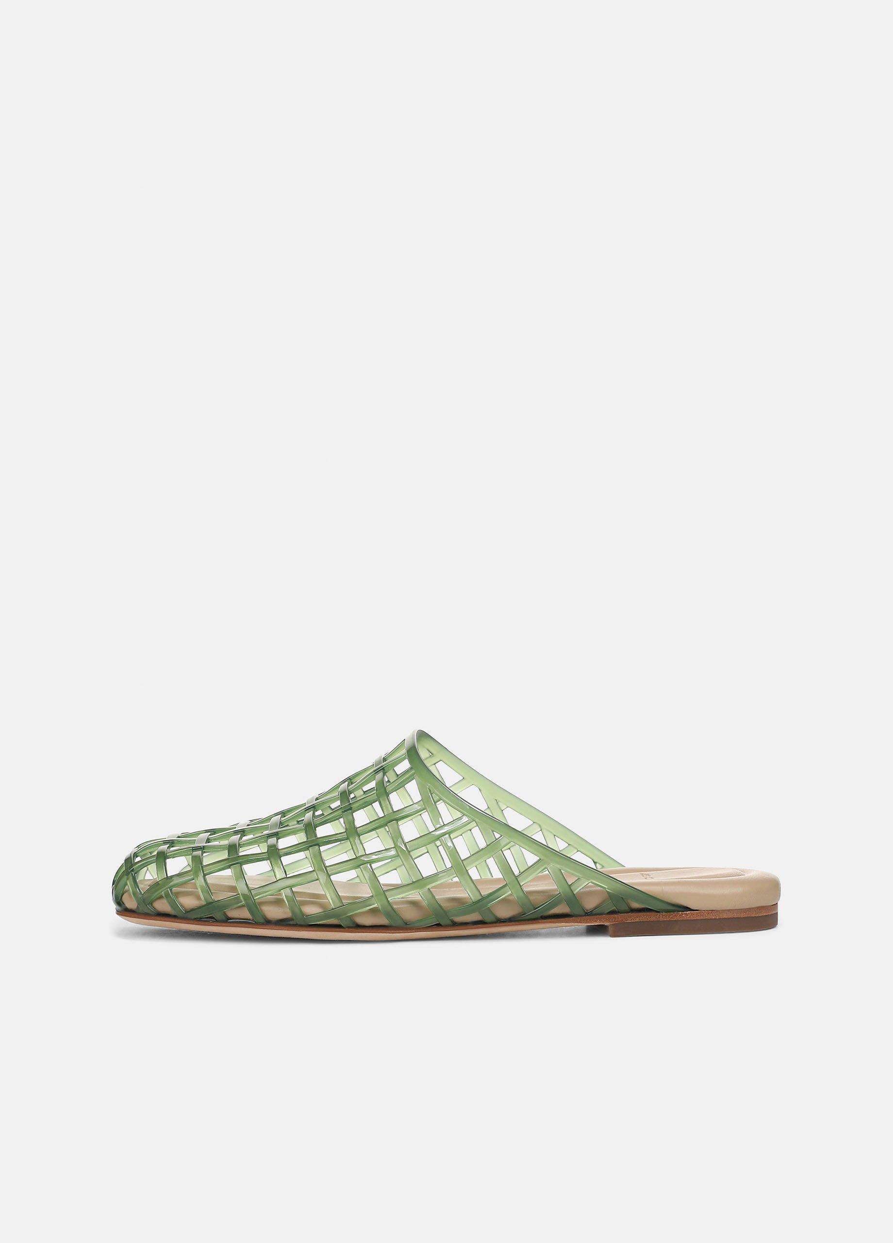 Women's Barcelona Jelly Sandal, Palm Leaf, Size 5 Vince