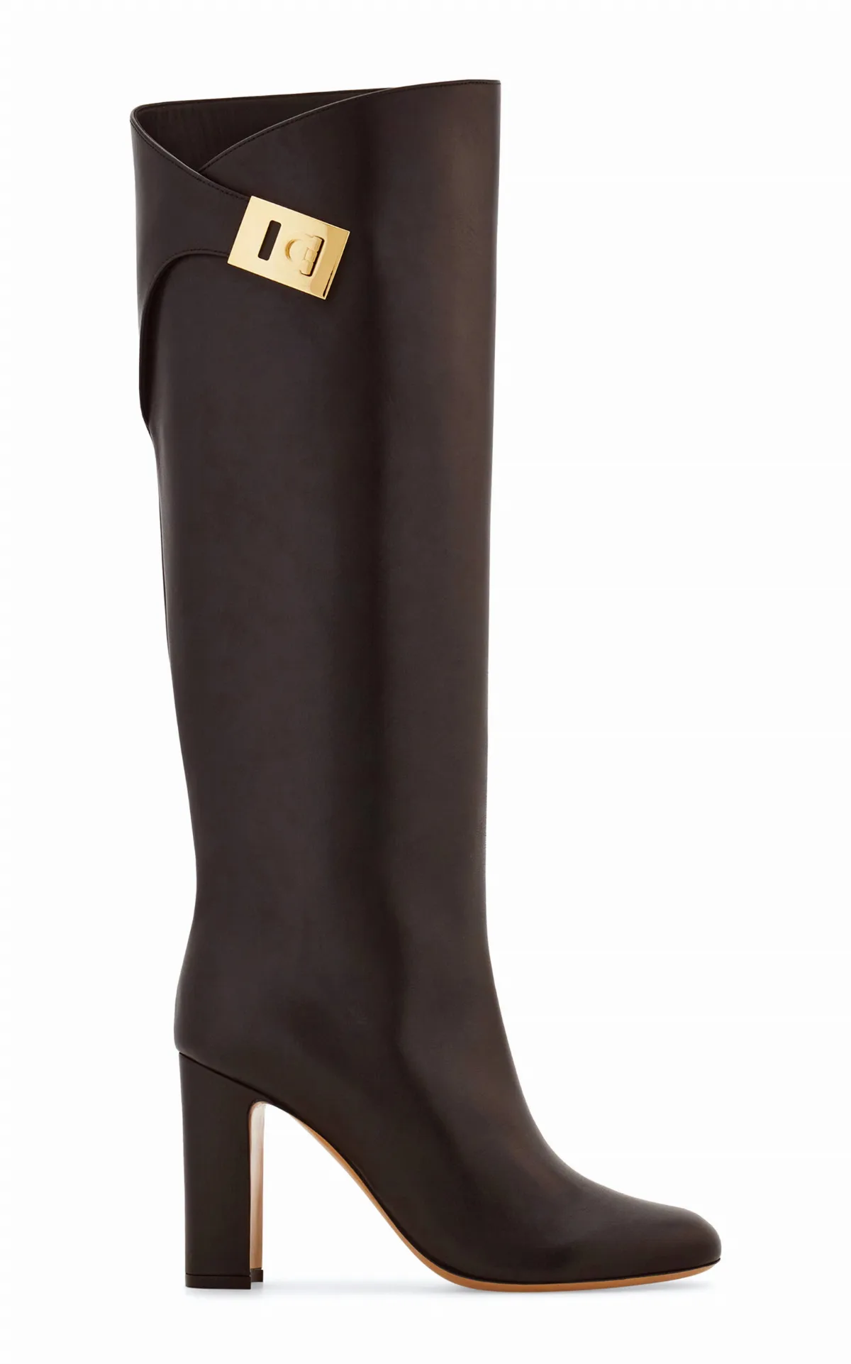 Enni Leather Knee Boots