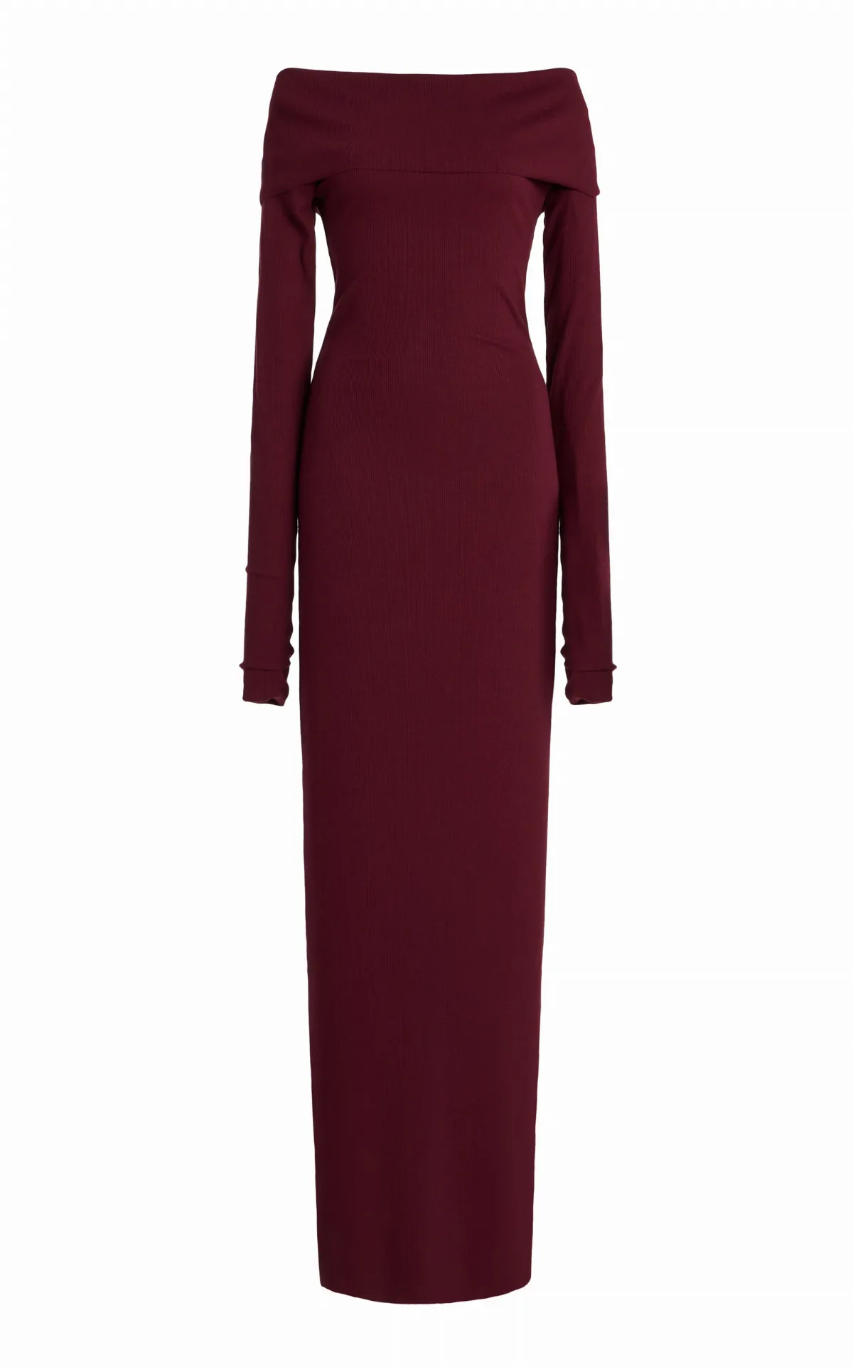 Off-The-Shoulder Cotton-Modal Maxi Dress