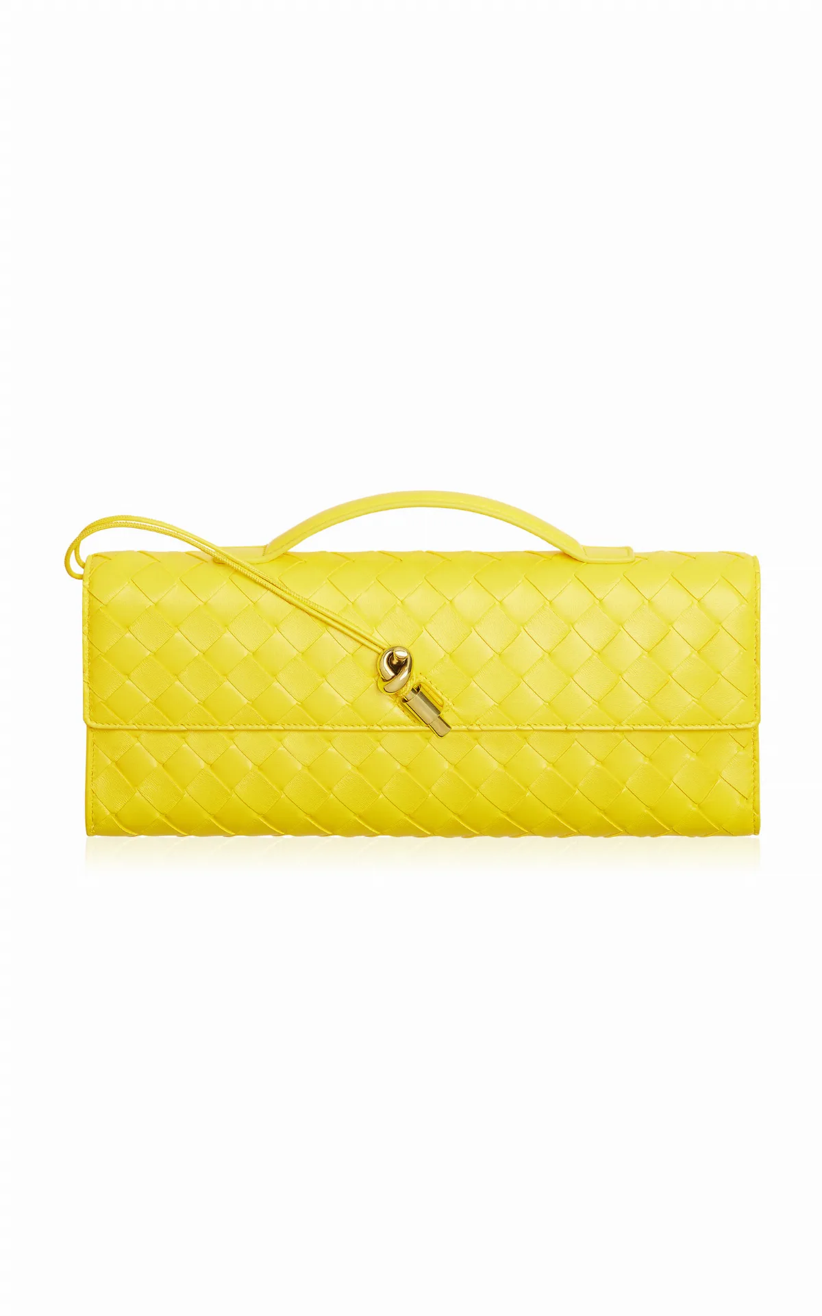 Andiamo Intrecciato Leather Clutch