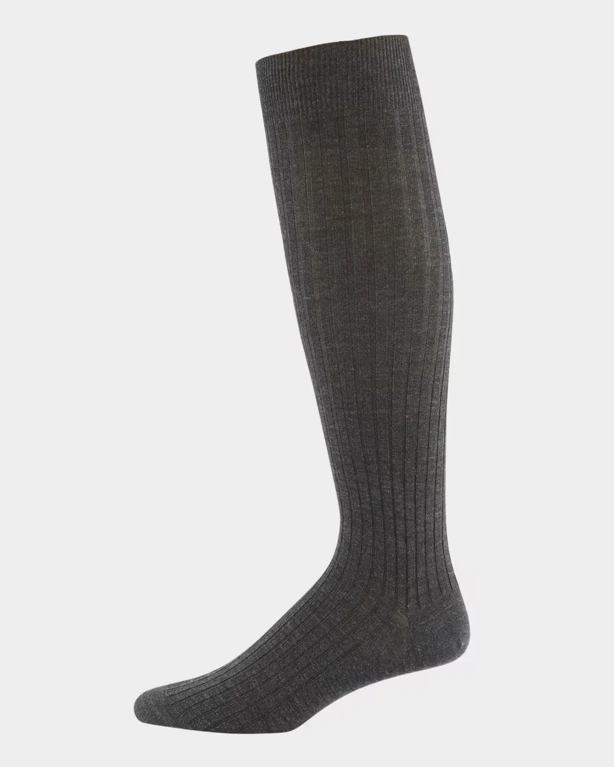 Over-the-Calf Ribbed Socks by Neiman Marcus