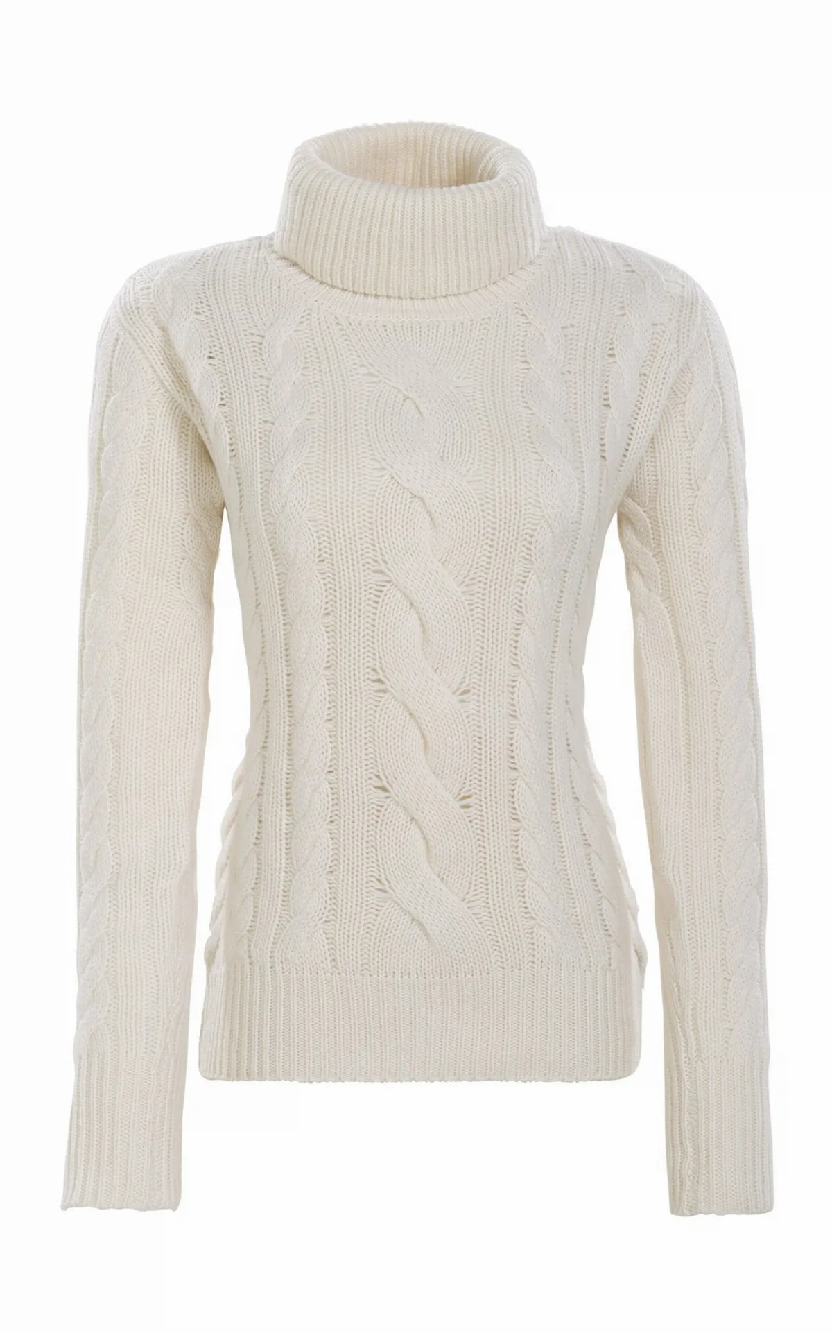 Cable 8 Knit Wool Sweater